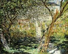 Un jardin à Vetheuil (Claude Monet) - Muzeo.com