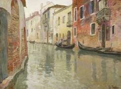Un marigot vénitien (Frits Thaulow) - Muzeo.com