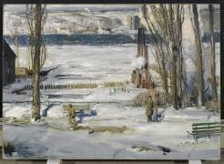 Un matin enneigé (George Wesley Bellows) - Muzeo.com