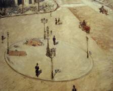 Un refuge, Boulevard Haussmann (Gustave Caillebotte) - Muzeo.com