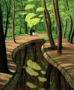 Underwood, Bois de Boulogne (Félix Vallotton) - Muzeo.com