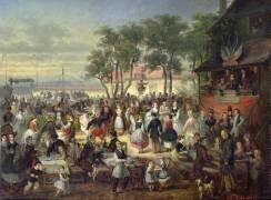 Une fête à Saint-Cloud (Edouard Vaumort) - Muzeo.com