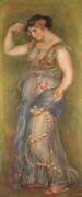 Une fille qui danse avec des castagnettes (Auguste Renoir) - Muzeo.com
