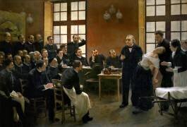 Une leçon clinique à la Salpêtrière (Pierre-André Brouillet) - Muzeo.com