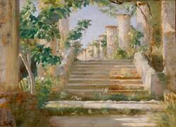 Une loggia à Ravello (Peder Severin Kröyer) - Muzeo.com