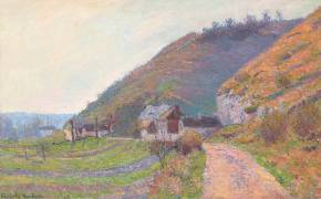 Une route près de Giverny (Blanche Hoschedé) - Muzeo.com