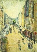 Une rue à Abbesses (Maximilien Luce) - Muzeo.com