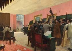 Une séance du jury de peinture au Salon des Artistes français (1883 ?) (Henri Gervex) - Muzeo.com