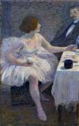 Une visite dans le vestiaire (Federico Zandomeneghi) - Muzeo.com