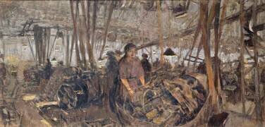 Usine de fabrication d'armement à Lyon : les tours (Edouard Vuillard) - Muzeo.com