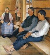 Vacances dans la nouvelle maison (Pekka Halonen) - Muzeo.com