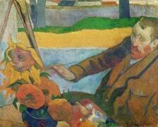 Van Gogh peignant des tournesols (Paul Gauguin) - Muzeo.com