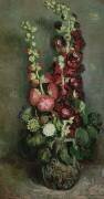 Vase de roses trémières (Vincent van Gogh) - Muzeo.com
