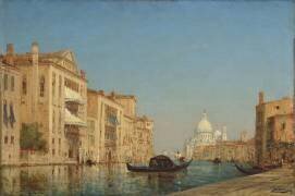 Venise, le Grand Canal, près de Santa Maria della Salute (Félix Ziem) - Muzeo.com