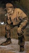 Vieil homme avec une pipe (Vincent van Gogh) - Muzeo.com