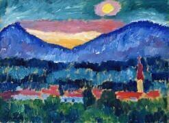 Village de montagne (Alexej von Jawlensky) - Muzeo.com