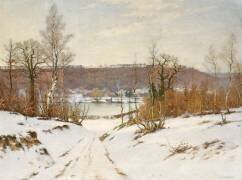 Ville -d'Avray, effet de neige (Lucien Simonnet) - Muzeo.com
