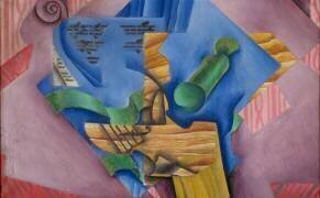 Violon et verre : Nature morte (Juan Gris) - Muzeo.com
