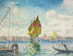 Voiliers à Giudecca ou à Venise (Henri-Edmond Cross) - Muzeo.com