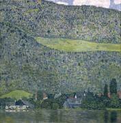 Vu du Chateau Unterach sur le lac d'Attersee (Gustav Klimt) - Muzeo.com