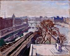 Vue de la Seine et du Monument à Henri IV (Albert Marquet) - Muzeo.com