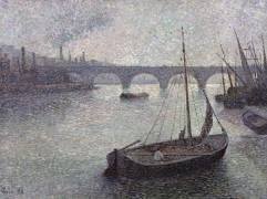 Vue de la Tamise (Maximilien Luce) - Muzeo.com