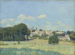 Vue de Marly-le-Roi, effet de soleil (Alfred Sisley) - Muzeo.com
