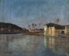 Vue des environs de Florence (Georges Hugo) - Muzeo.com