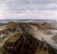 Vue des fortifications de Paris pendant le siège (Henri Félix Emmanuel...) - Muzeo.com