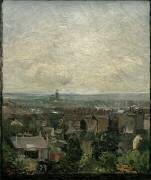 Vue des toits de Paris (Vincent van Gogh) - Muzeo.com