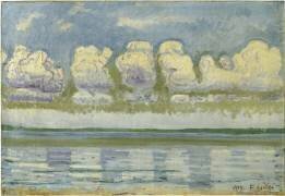 Vue du lac de Genève et du jura suisse (Ferdinand Hodler) - Muzeo.com