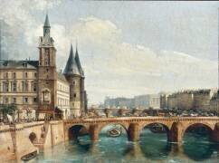 Vue du Pont Neuf avec la Conciergerie sur la gauche (Federico Moja) - Muzeo.com