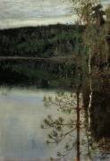 Vue d'un lac (Akseli Gallen-Kallela) - Muzeo.com