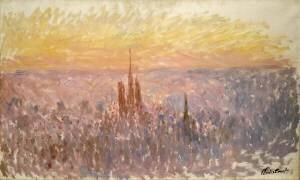 Vue générale de Rouen (Claude Monet) - Muzeo.com