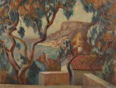 Vue sur la Côte d'Azur (Roger Fry) - Muzeo.com