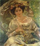 Woman in the Sunshine (Lovis Corinth) - Muzeo.com