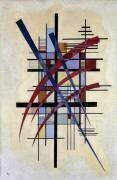 Zeichen mit Begleitung (Wassily Kandinsky) - Muzeo.com