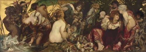Abundantia : les dons de la mer (Hans Makart) - Muzeo.com