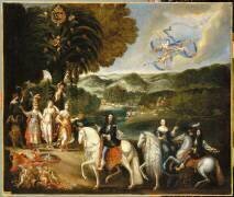 Allégorie du traité de paix des Pyrénées (Claude Deruet) - Muzeo.com