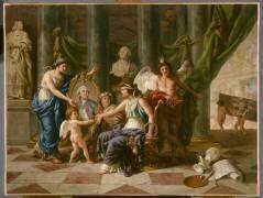 Allégorie relative à l'établissement du Museum (Jean-Jacques Lagrenée) - Muzeo.com