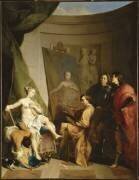 Apelle peignant Campaspe (Nicolas Vleughels) - Muzeo.com