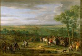 Arrivée de Louis XIV au camp devant Maestricht (Adam Frans van der Meulen) - Muzeo.com