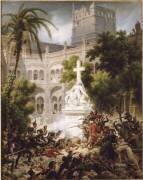 Assaut du monastère de San Engracia, le 8 février 1809 (Adolphe-Pierre Leleux) - Muzeo.com