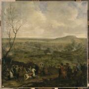 Bataille livrée par Louis XIV près du mont Cassel, 11 avril 1677 (Adam Frans van der Meulen) - Muzeo.com