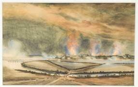 Bombardement de Vienne dans la nuit du 11 au 12 mai 1809 (Pierre Luc Charles Ciceri) - Muzeo.com