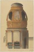 Chapelle Saint-Jérôme aux Invalides : coupe transversale (Alfred-Nicolas Normand) - Muzeo.com