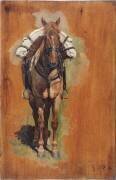 Cheval harnaché (Edouard Detaille) - Muzeo.com