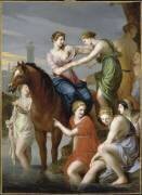 Clélie passant le Tibre (Jacques Stella) - Muzeo.com