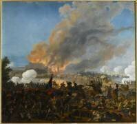 Combat et prise de la ville d'Ebersberg, le 3 mai 1809 (Nicolas Antoine Taunay) - Muzeo.com