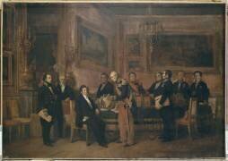 Conseil des ministres au Palais des Tuileries (Claudius Jacquand) - Muzeo.com